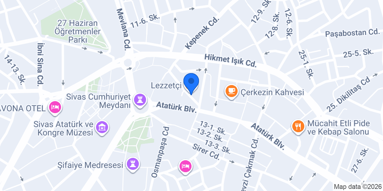 Esenay Kebap konumu