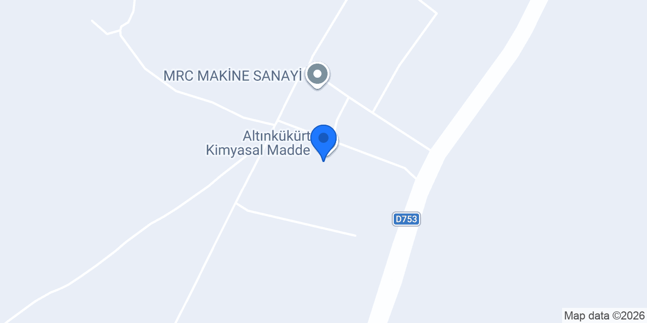 Altınkükürt Kimyasal Madde konumu