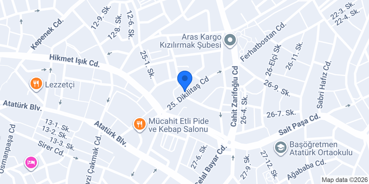 Kılavuz Veteriner Kliniği konumu