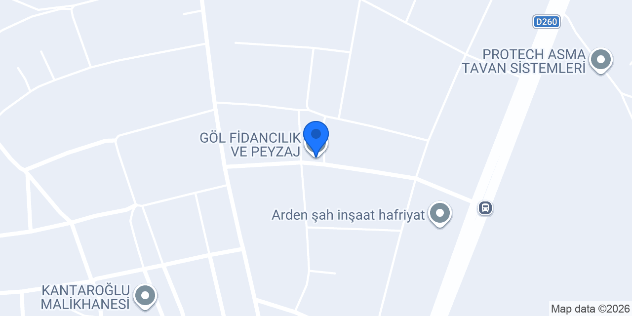 GÖL FİDANCILIK VE PEYZAJ konumu