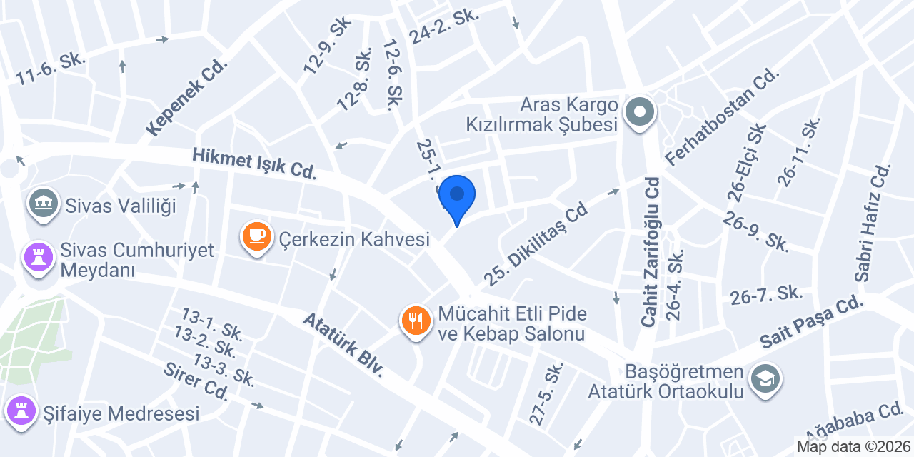 Sima Pleksi Hediyelik konumu