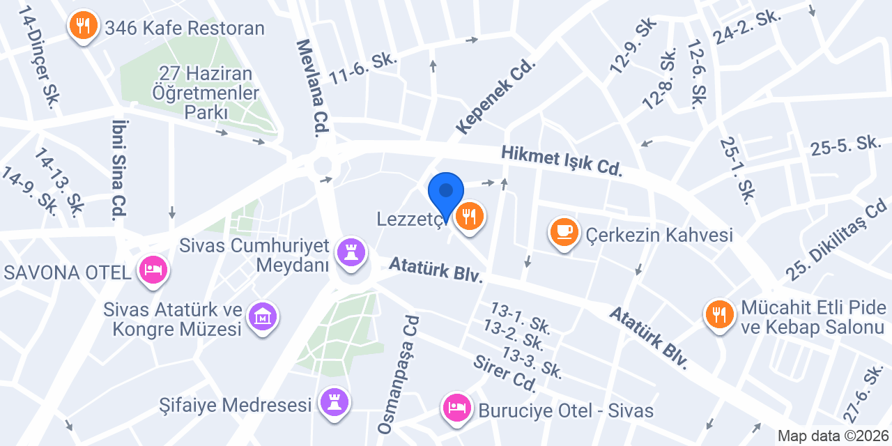 Çetinbaş Sigorta konumu