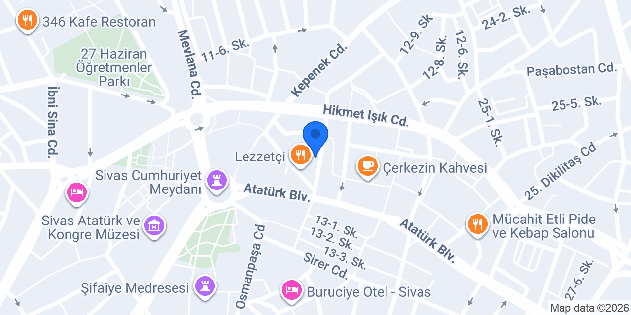 Çimen Sigorta konumu