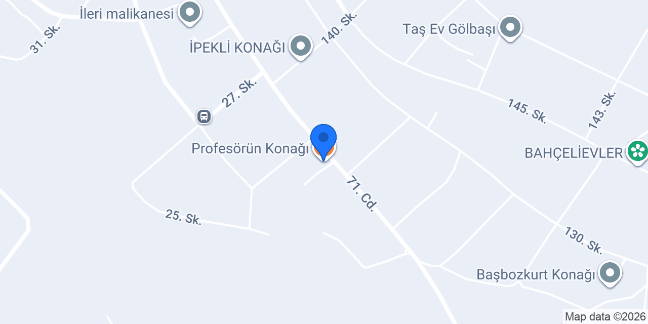 Profesörün Konağı konumu
