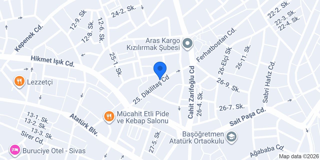 Kader Elektrik konumu