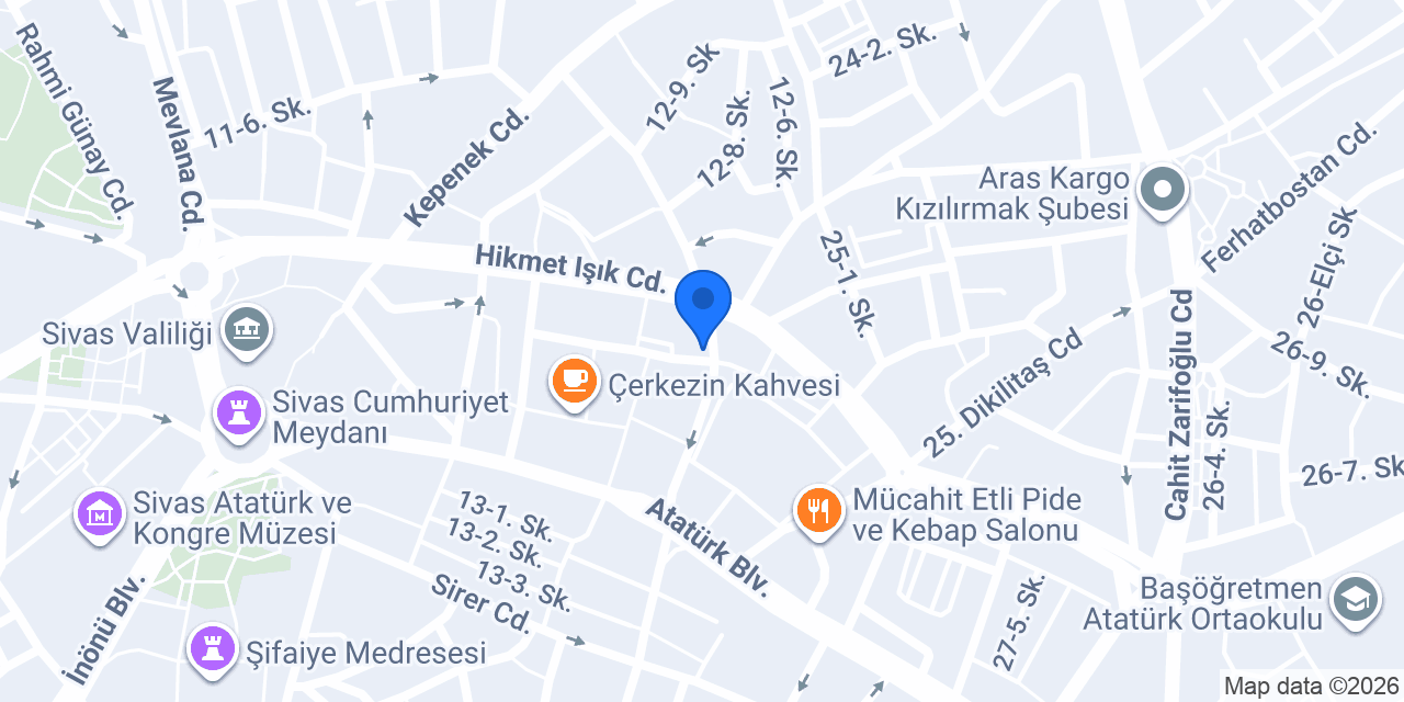 Kılıç Oyuncak konumu