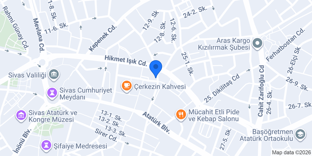 Çolakoğlu Eczanesi konumu