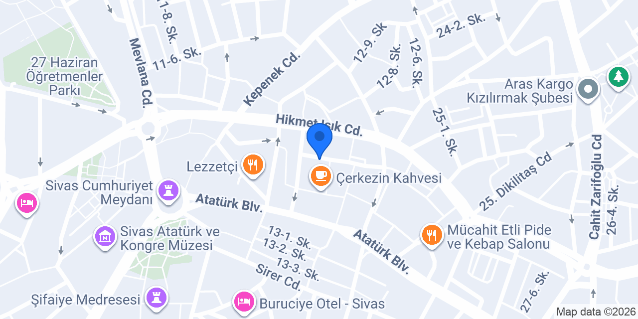 Öz Urfa Sofrası konumu