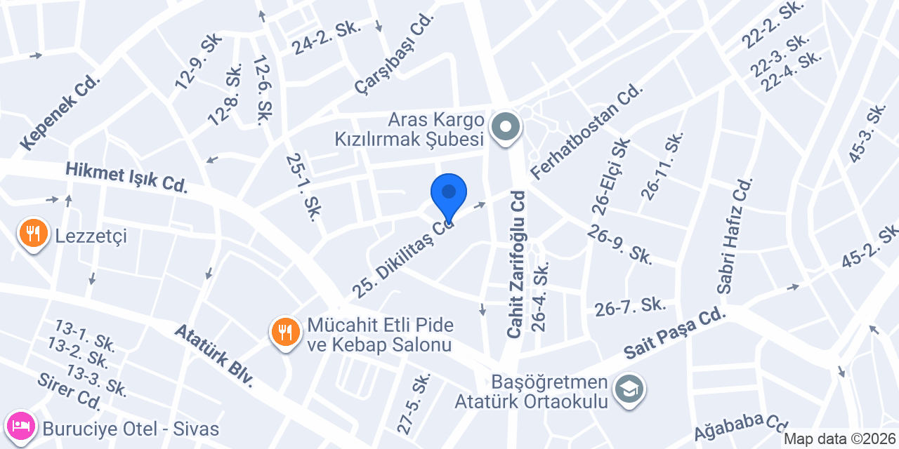 Ozmuş Bal Çiftliği konumu