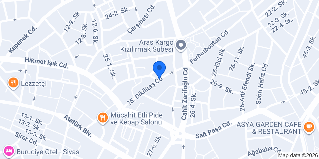 Kuruçay Kuyumculuk konumu