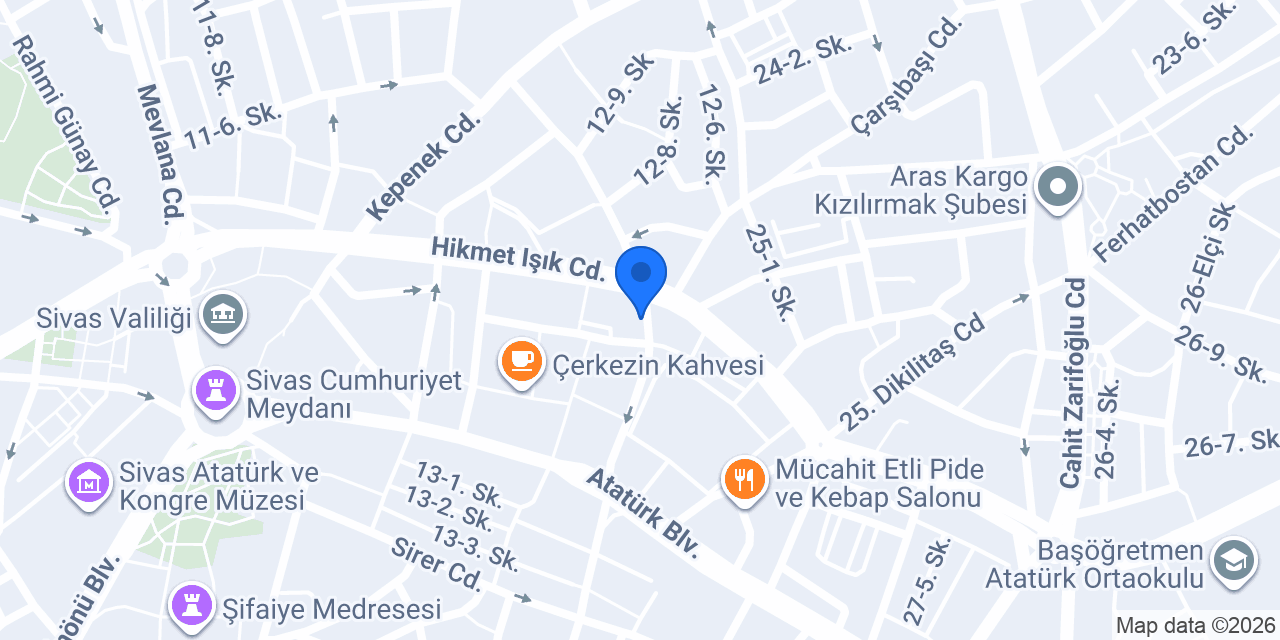 SMMM GÜLAY VARDAR ERGÜL konumu