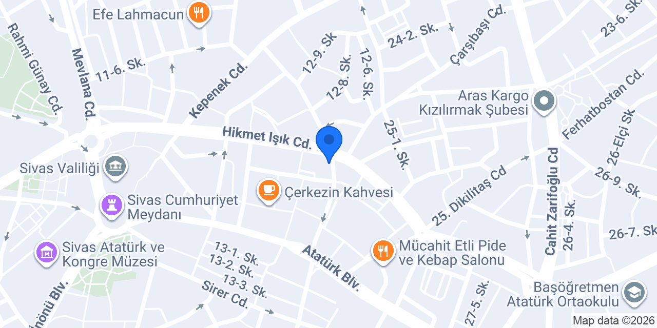 Damla Emlak konumu