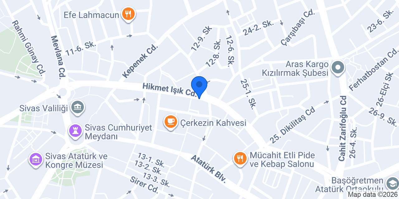 SİGORTASHOP SİVAS konumu