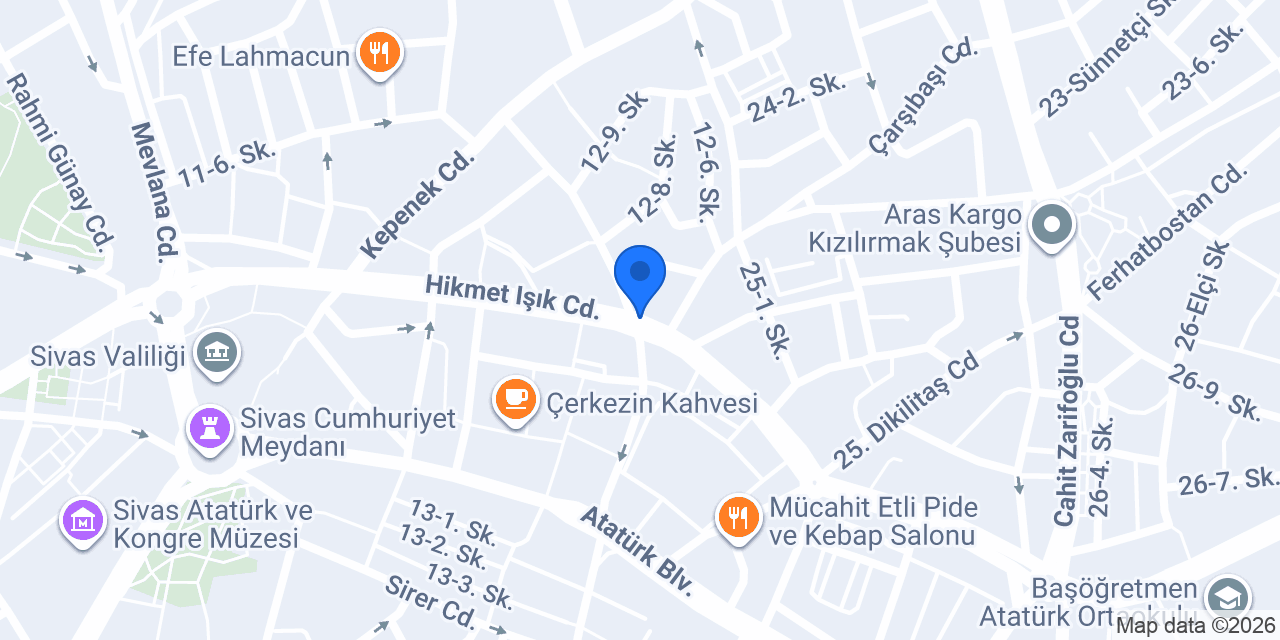Medine Kebap konumu
