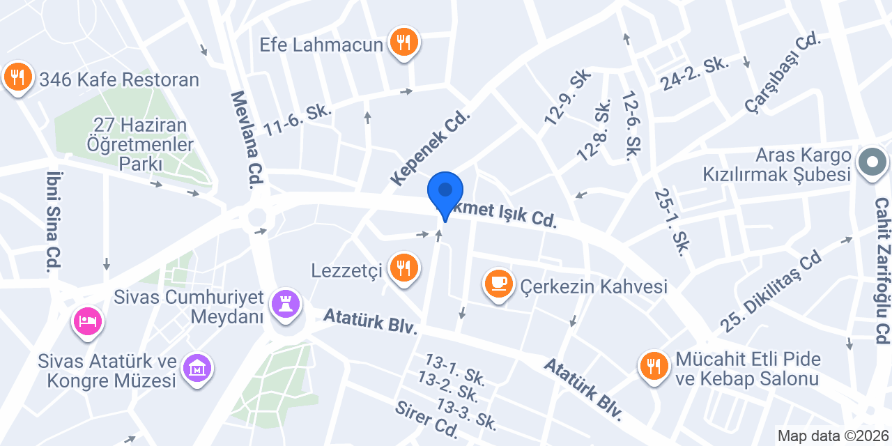 3D Store (3d baskı merkezi) konumu
