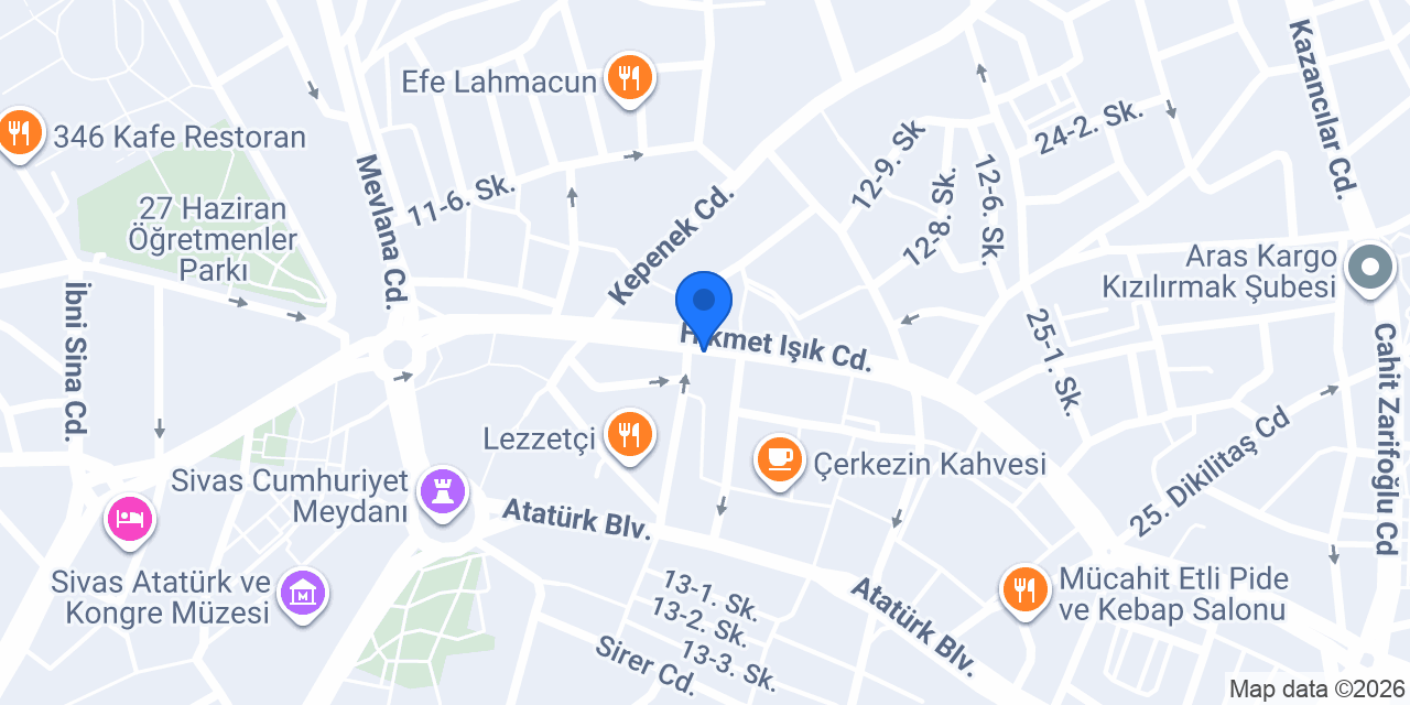 Tatlıcı Fehmi Usta konumu