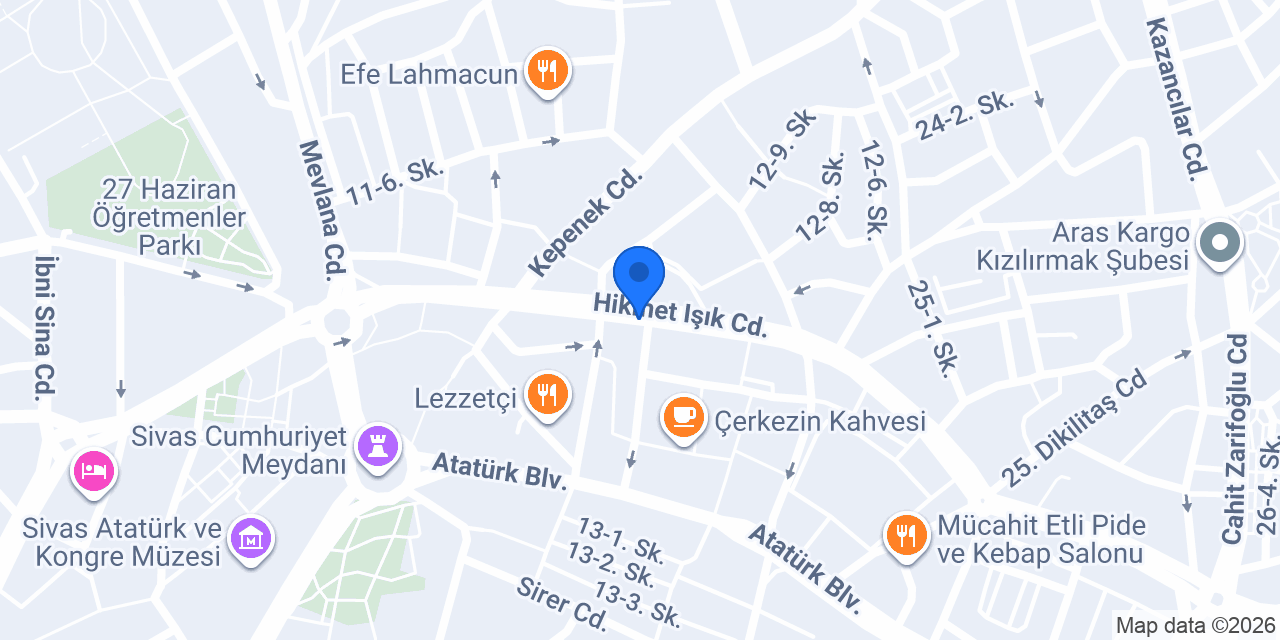 Mert Unlu Mamülleri konumu