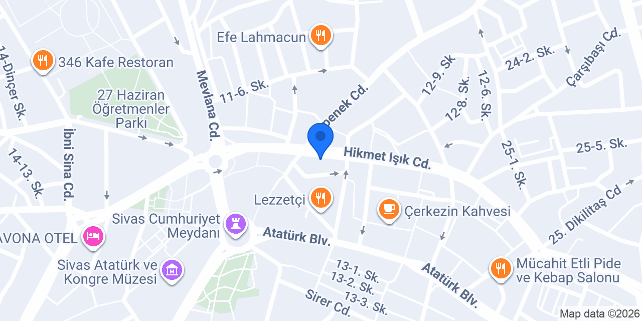 Ottoman Boya ve Alçı konumu