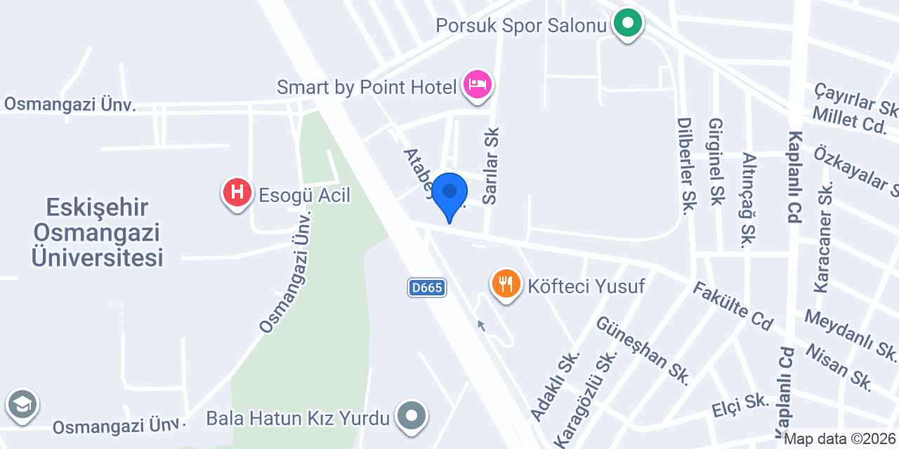 Güner terzi konumu