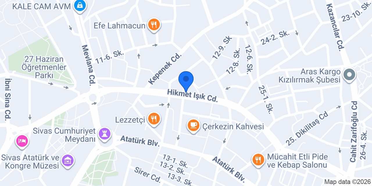 Hira Sigorta Acenteliği konumu