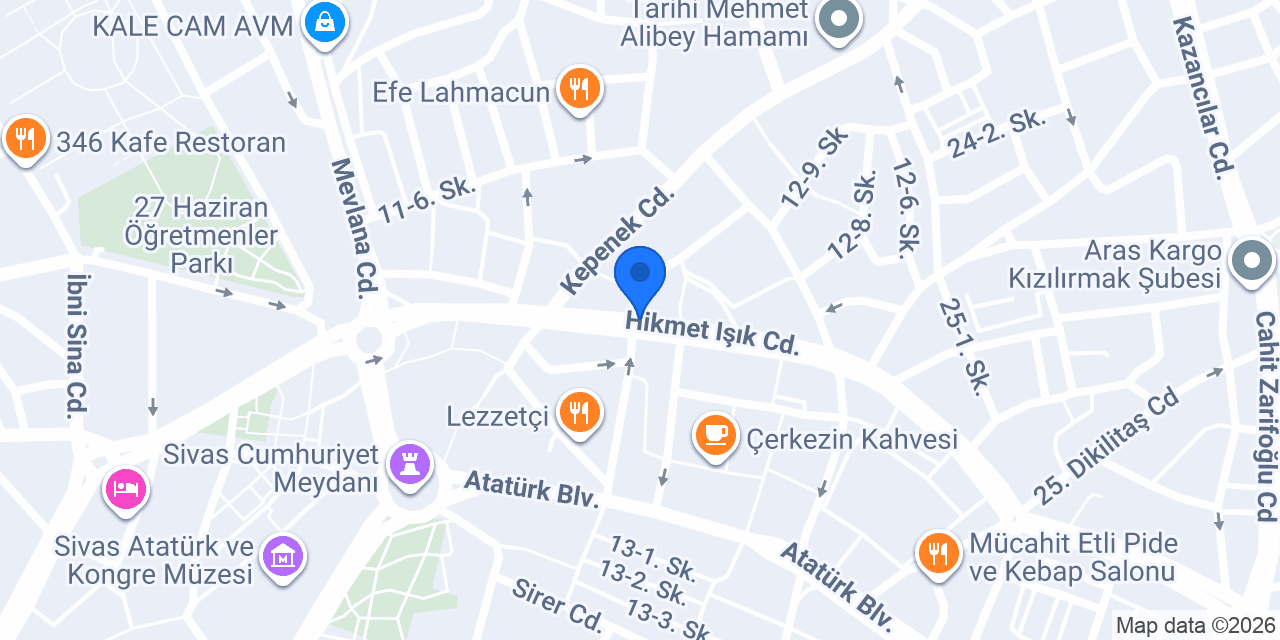 Siler Hukuk & Av. Gamze SİLER konumu