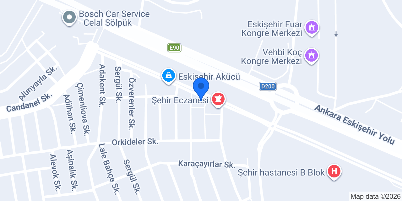 Eskişehir Eczanesi konumu