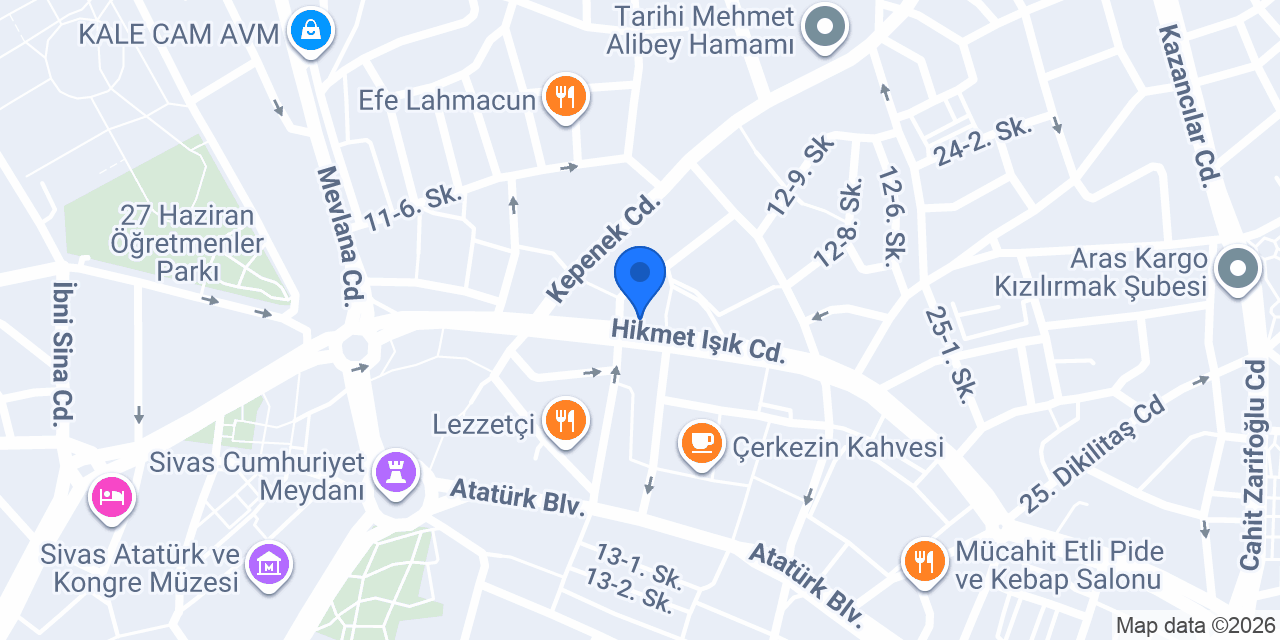 Kral çiğköfte konumu