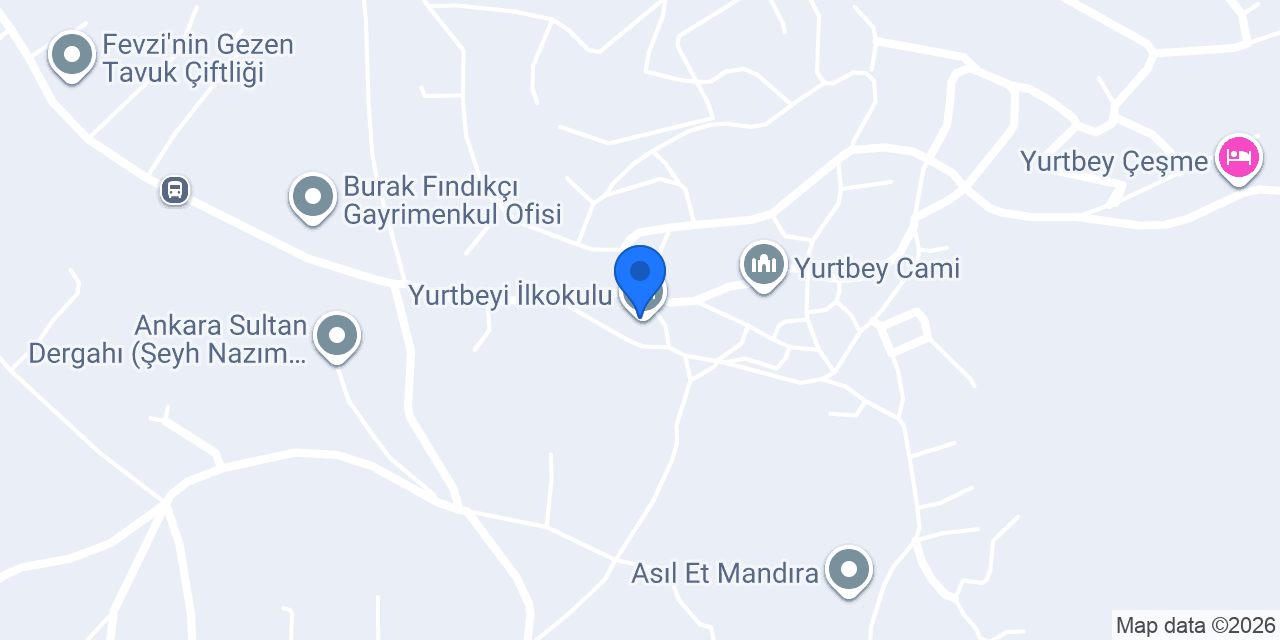 Yurtbeyi İlkokulu konumu