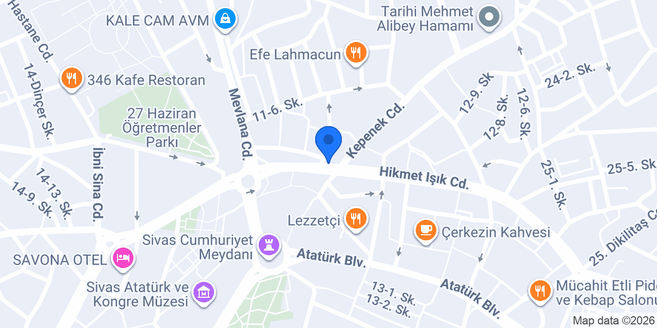 Av. Arb. Enes ALCALI konumu