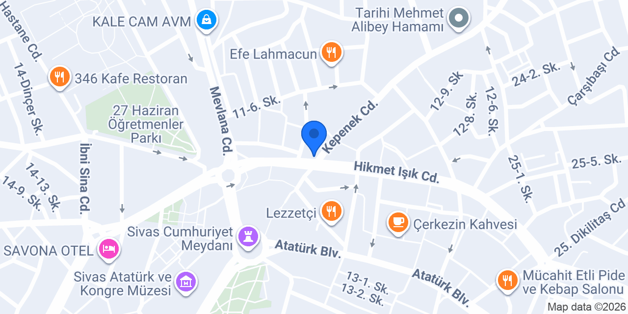 PUSULA EMLAK SİVAS konumu