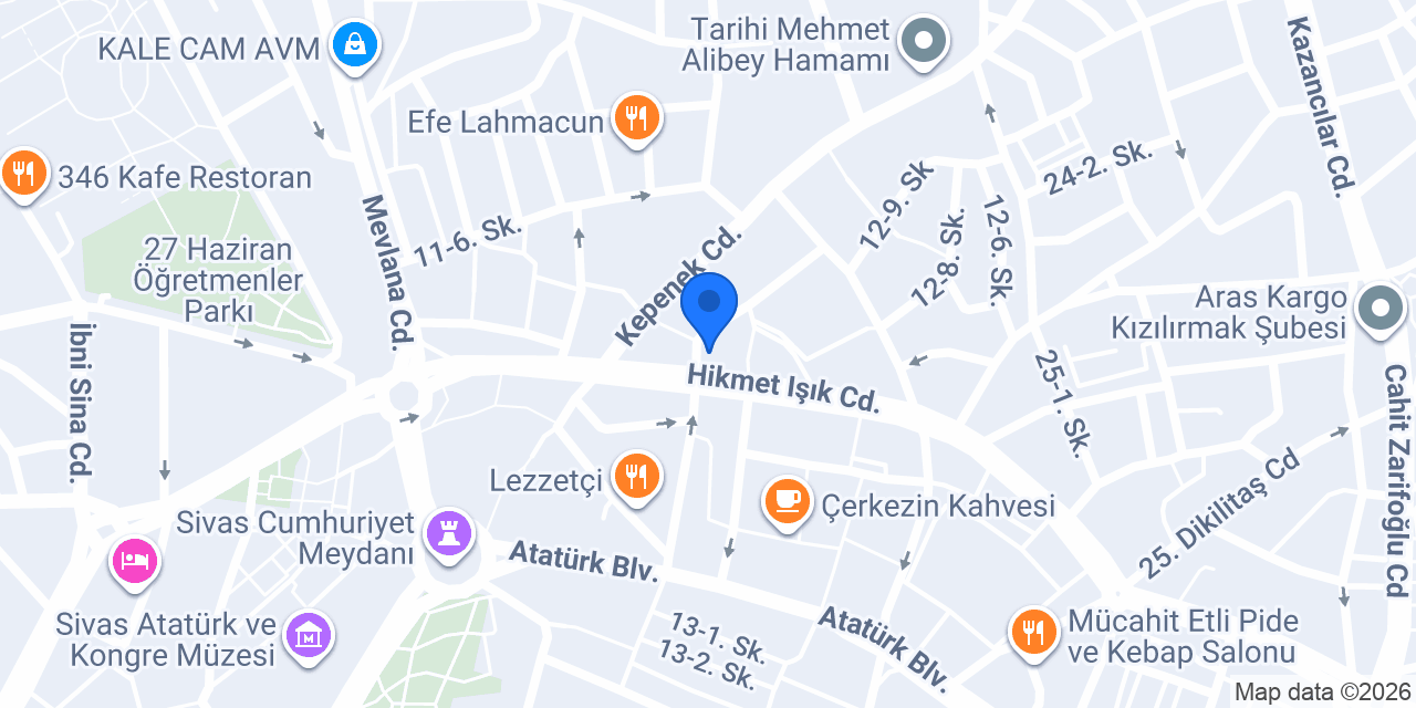 Akın Pide Fırını konumu