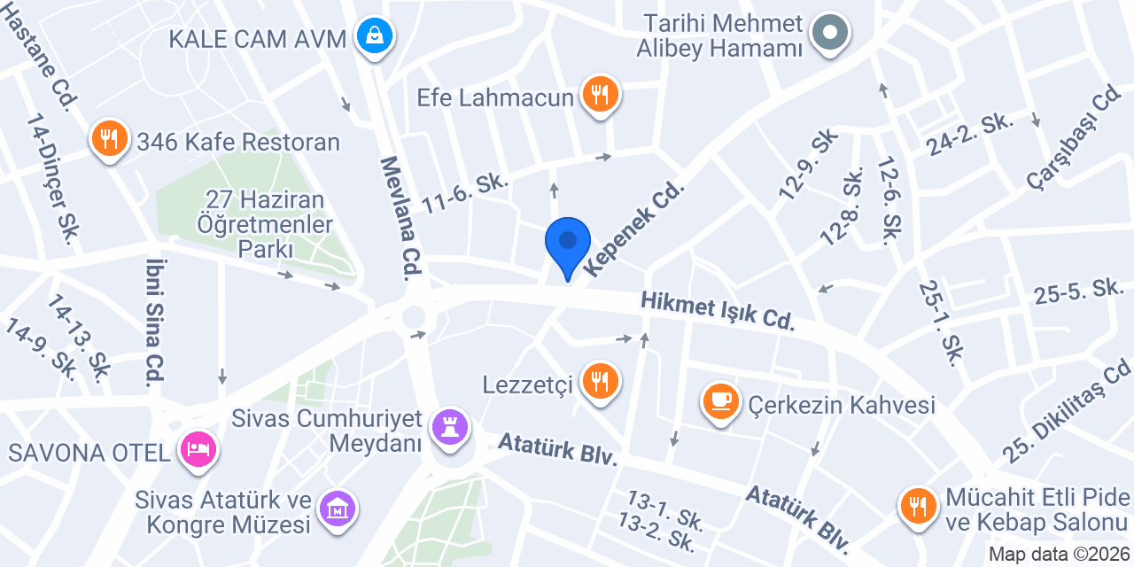 Cemal Akın Emlak konumu
