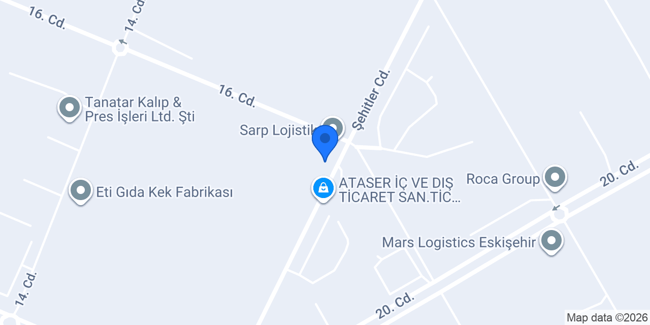 Akoğlu Gıda konumu