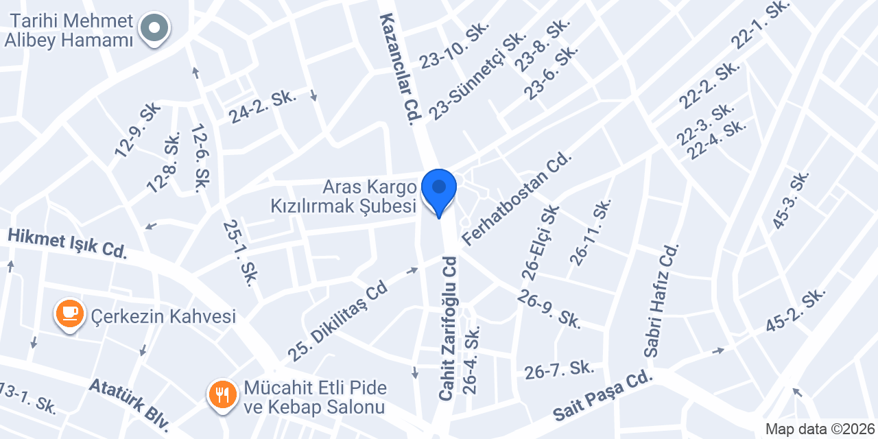 Dönerci Mevlüt Usta konumu