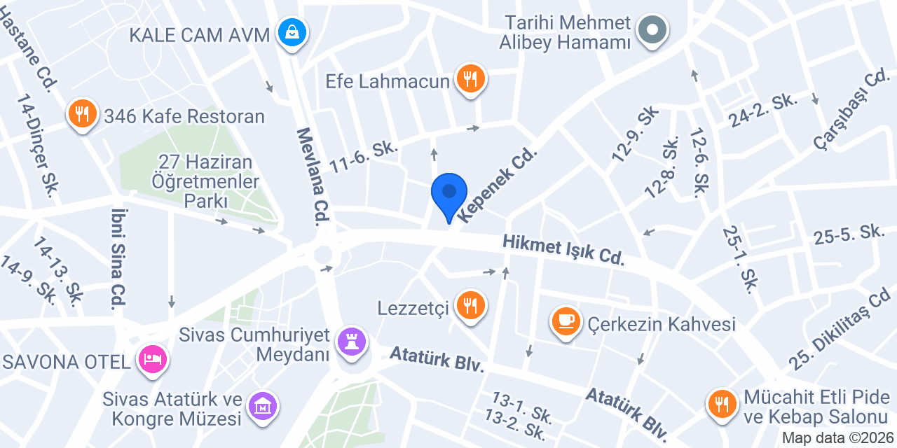 Hür Teknik Ofis konumu