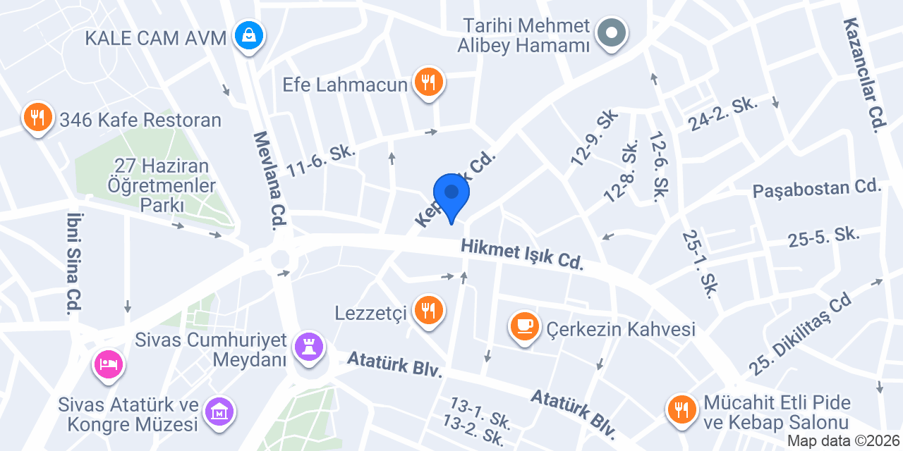 Güvener Hukuk&Danışmanlık konumu
