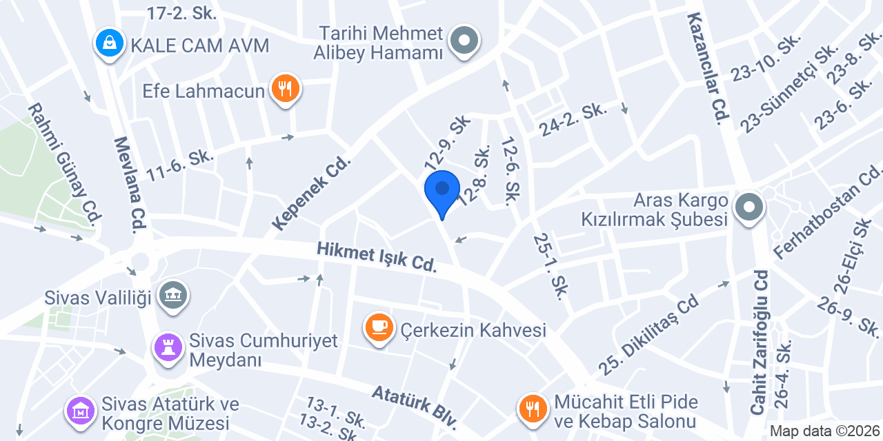 AK YAPI TESİSAT konumu