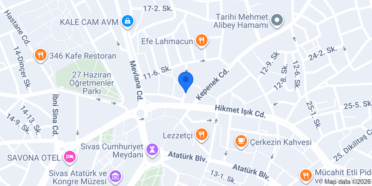 Arı Kebap konumu