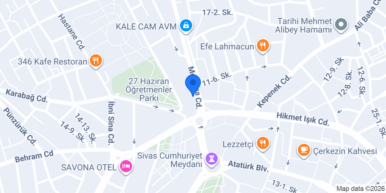SİVAS NAZAR ÇİÇEKÇİLİK konumu