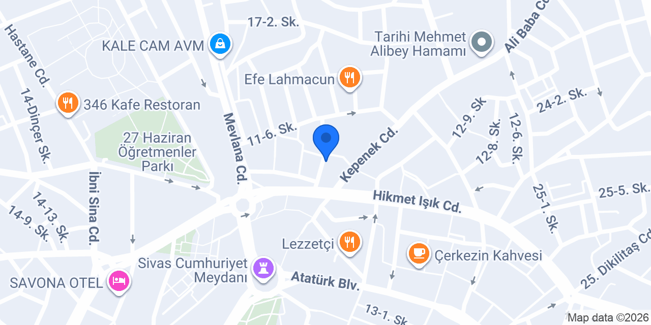 Kardelen Pide Fırını konumu