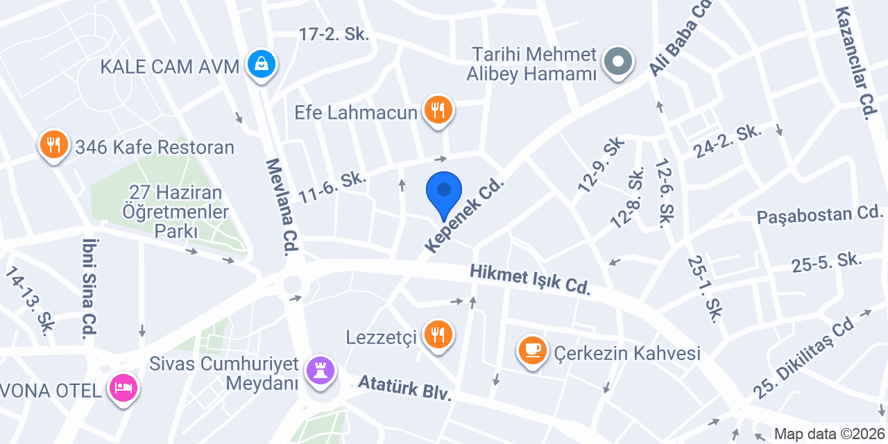 Şirin Çiçekçilik konumu