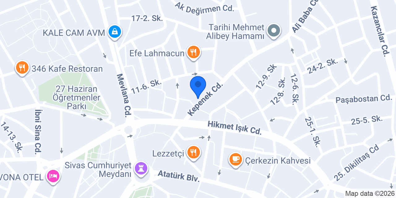 FIRSAT EMLAK SİVAS konumu