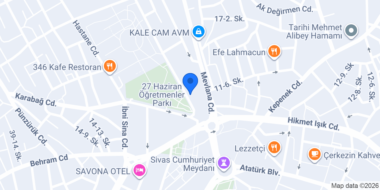 Mert Optik konumu