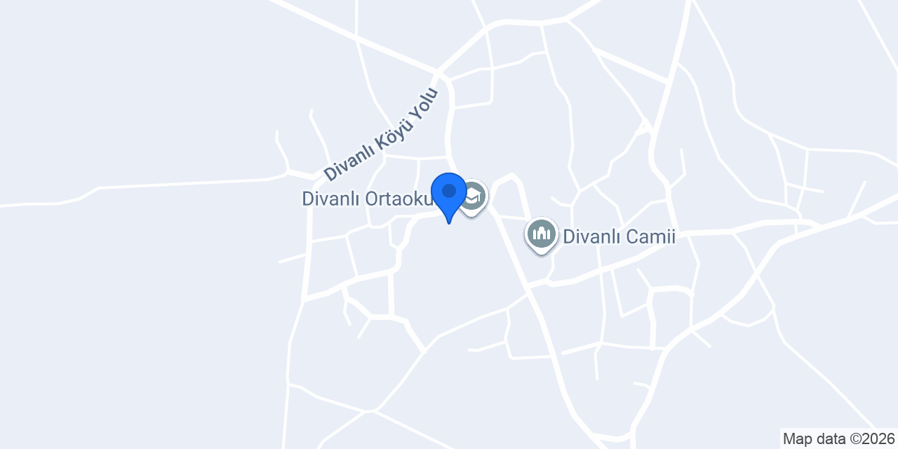 Divanlı İlkokulu konumu