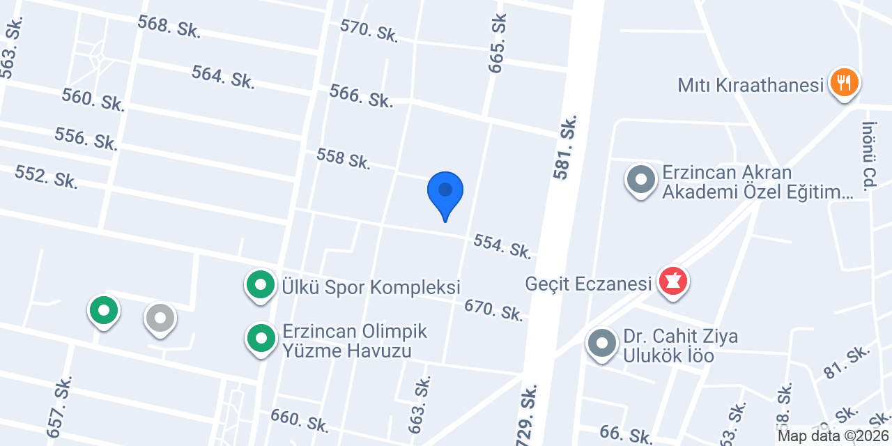 Akşemseddin İlkokulu konumu
