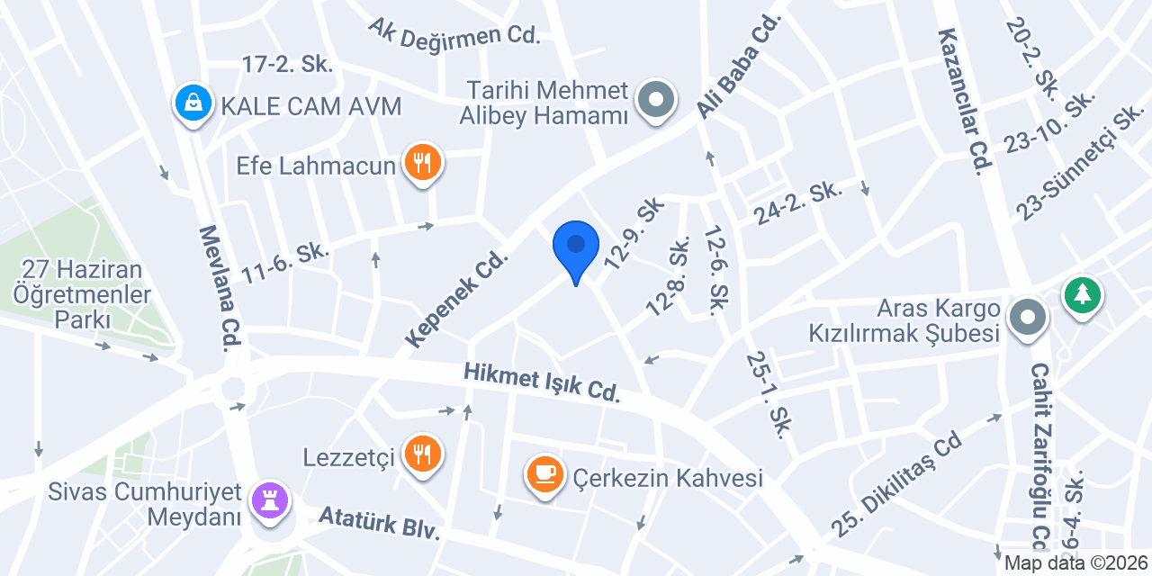 Esen Taksi konumu