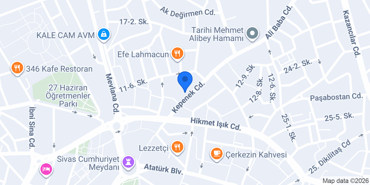 Bilgi Kitap Kırtasiye konumu