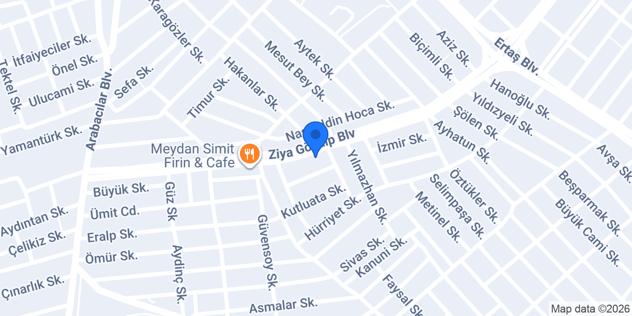 Venüs Çiçekçilik Eskişehir konumu