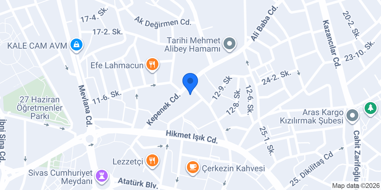 Meşhur Ege lokması konumu