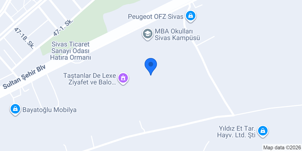 Özel Orta Anadolu Diyaliz Mer. konumu
